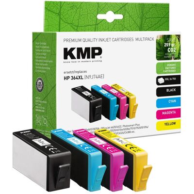 Cartouches d'encre multicolores KMP pour HP 364XL - Accessoires d'impression - Publicité Cartouches d'encre multicolores KMP pour HP 364XL - Accessoires d'impression - Publicité