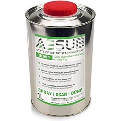 AESUB Green 1L Spray de Scan - Compatible avec Scanners 3D - Publicité AESUB Green 1L Spray de Scan - Compatible avec Scanners 3D - Publicité
