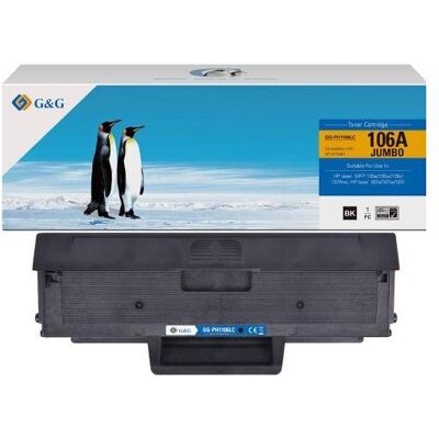 G&G, Toner, XL-Toner kompatibel mit HP 106A/ W1106A (CF) - Publicité G&G, Toner, XL-Toner kompatibel mit HP 106A/ W1106A (CF) - Publicité