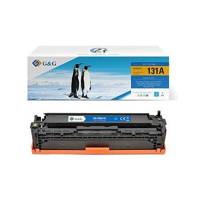 G&G, Toner, kompatibel Toner mit HP CF211A, Canon CRG731, NT-PH211C, HP 131A, cyan, 1800S - Publicité G&G, Toner, kompatibel Toner mit HP CF211A, Canon CRG731, NT-PH211C, HP 131A, cyan, 1800S - Publicité