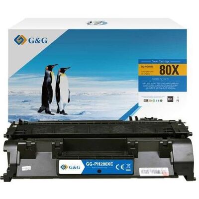 G&G, Toner, XL-Toner kompatibel mit HP CE505X/ CF280X/ Canon 719H (CF) - Publicité G&G, Toner, XL-Toner kompatibel mit HP CE505X/ CF280X/ Canon 719H (CF) - Publicité