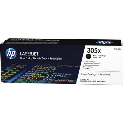 HP Toner, 2x 305X (CF) - Publicité HP Toner, 2x 305X (CF) - Publicité