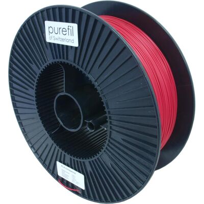Filament 3D Purefil - Rouge - 2500 g - PLA - Usage Privé - Publicité Filament 3D Purefil - Rouge - 2500 g - PLA - Usage Privé - Publicité