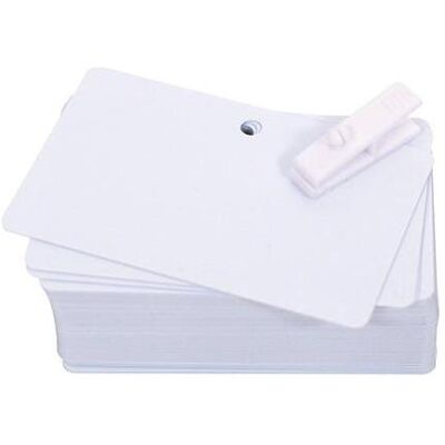 Evolis Cartes pré-percées en PVC vierges, Imprimante : accessoires - Publicité Evolis Cartes pré-percées en PVC vierges, Imprimante : accessoires - Publicité