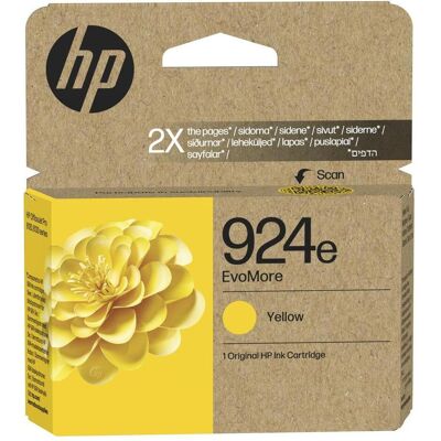 HP Cartouche d'impression, 924E Evomore Yellow Original (Y) - Publicité HP Cartouche d'impression, 924E Evomore Yellow Original (Y) - Publicité