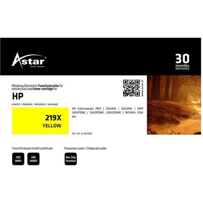 Astar, Toner, AS20511 HP 219X CLJ Cartridge - Publicité Astar, Toner, AS20511 HP 219X CLJ Cartridge - Publicité