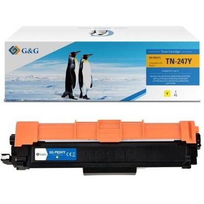 G&G, Toner, TONER BR TN247Y Y 2300 PAG (Y) - Publicité G&G, Toner, TONER BR TN247Y Y 2300 PAG (Y) - Publicité