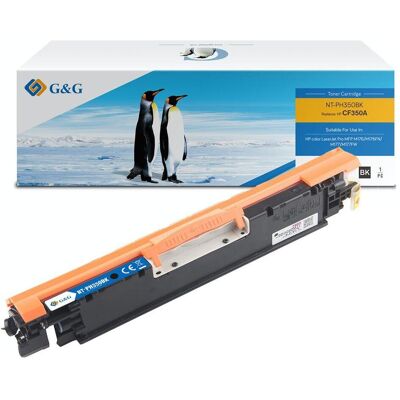 G&G, Toner, kompatibel Toner mit HP CF350A, NT-PH350BK, HP 130A, black, 1300S (CF) - Publicité G&G, Toner, kompatibel Toner mit HP CF350A, NT-PH350BK, HP 130A, black, 1300S (CF) - Publicité