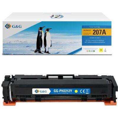 G&G, Toner, kompatibel Toner mit HP W2212A, NT-PH2212Y, HP 207A, yellow, 1250S (Y) - Publicité G&G, Toner, kompatibel Toner mit HP W2212A, NT-PH2212Y, HP 207A, yellow, 1250S (Y) - Publicité