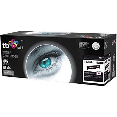 Toner Magenta TB Print CC533A - Compatible HP LaserJet - Publicité Toner Magenta TB Print CC533A - Compatible HP LaserJet - Publicité