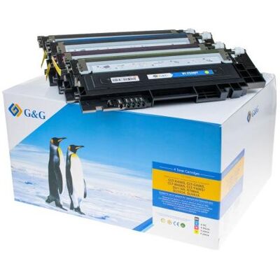 G&G, Toner, Toner 4er Set für Samsung P406C/ HP SU375A BK/C/M/Y (C, CF, M, Y) - Publicité G&G, Toner, Toner 4er Set für Samsung P406C/ HP SU375A BK/C/M/Y (C, CF, M, Y) - Publicité