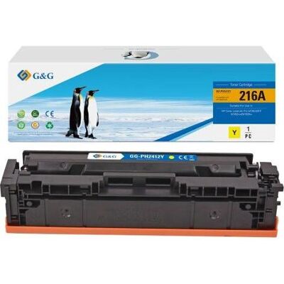 G&G, Toner, Kompatibler Toner, Gelb, Ersetzt HP 216A (Y) - Publicité G&G, Toner, Kompatibler Toner, Gelb, Ersetzt HP 216A (Y) - Publicité