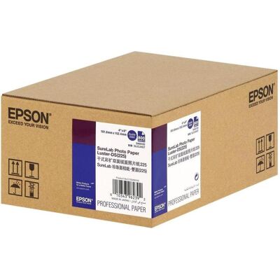 Epson S400103 (225 g/m², 10 x 15 centimètres, 4 x 6 pouces, 800 pcs), Papier photo, Blanc - Publicité Epson S400103 (225 g/m², 10 x 15 centimètres, 4 x 6 pouces, 800 pcs), Papier photo, Blanc - Publicité
