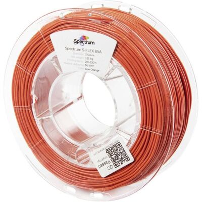 Spectrum Filaments 80569 S-Flex 85A Filament Flexibles Filament flexibel, chemis (250 g), Filament 3D, Orange - Publicité Spectrum Filaments 80569 S-Flex 85A Filament Flexibles Filament flexibel, chemis (250 g), Filament 3D, Orange - Publicité