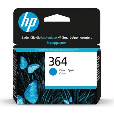 HP Cartouche d'impression, . 364 INK CARTRIDGE CYAN STANDARD CAPACITY 3ML 300 PAGES 1-PACK WITH VIVERA INK (PS 5520) - Publicité HP Cartouche d'impression, . 364 INK CARTRIDGE CYAN STANDARD CAPACITY 3ML 300 PAGES 1-PACK WITH VIVERA INK (PS 5520) - Publicité