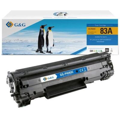 G&G, Toner, kompatibel Toner mit HP CF283A, NT-PH283C, HP 83A, black, 1500S - Publicité G&G, Toner, kompatibel Toner mit HP CF283A, NT-PH283C, HP 83A, black, 1500S - Publicité