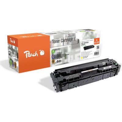 Peach, Toner, Tonermodul gelb ersetzt HP No. 415X (Y) - Publicité Peach, Toner, Tonermodul gelb ersetzt HP No. 415X (Y) - Publicité