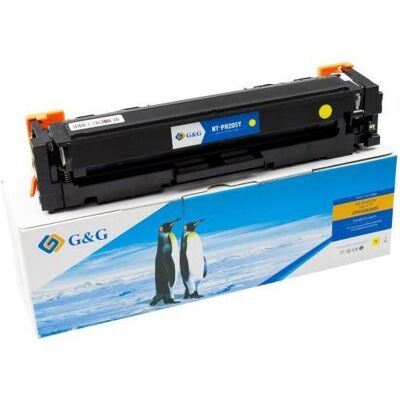 G&G, Toner, kompatibel Toner mit HP CF532A, NT-PH205Y, HP 205A, yellow, 900S (Y) - Publicité G&G, Toner, kompatibel Toner mit HP CF532A, NT-PH205Y, HP 205A, yellow, 900S (Y) - Publicité