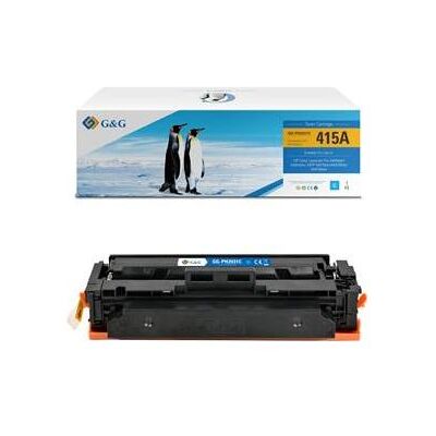 G&G, Toner, kompatibel Toner mit HP W2031A, NT-PH2031C, HP 415A, cyan, 2100S - Publicité G&G, Toner, kompatibel Toner mit HP W2031A, NT-PH2031C, HP 415A, cyan, 2100S - Publicité