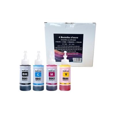 Epson Cartouche d'impression, Accessoires pour imprimantes Generink Tintes kārtridžs GenerInk Ecotank 664 C13T664640 komplekts - Publicité Epson Cartouche d'impression, Accessoires pour imprimantes Generink Tintes kārtridžs GenerInk Ecotank 664 C13T664640 komplekts - Publicité