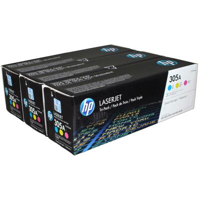 HP Toner, 305a (C, M, Y) - Publicité HP Toner, 305a (C, M, Y) - Publicité