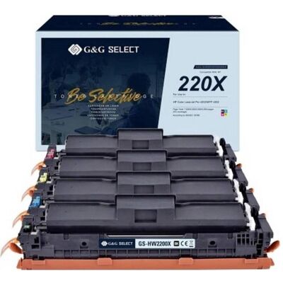 G&G, Toner, XL-Selcet Toner kompatibel mit HP 220X/ W2202X (C, CF, M, Y) - Publicité G&G, Toner, XL-Selcet Toner kompatibel mit HP 220X/ W2202X (C, CF, M, Y) - Publicité