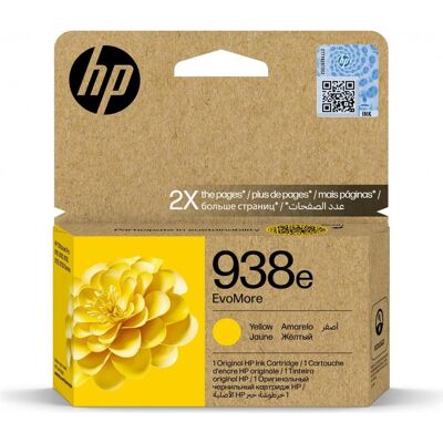 HP Cartouche d'impression, 938E EVOMORE JAUNE - Publicité HP Cartouche d'impression, 938E EVOMORE JAUNE - Publicité