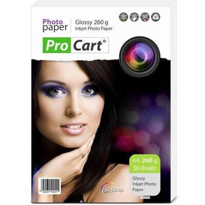 Armor OWA Procart glancets fotopapirs A4 260g/m2 20 lapas (260 g/m², A4, 20 pcs), Papier photo, Blanc - Publicité Armor OWA Procart glancets fotopapirs A4 260g/m2 20 lapas (260 g/m², A4, 20 pcs), Papier photo, Blanc - Publicité