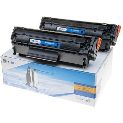 G&G, Toner, Toner 2er Set kompatibel HP Q2612AD/ Canon FX-10/703 (CF) - Publicité G&G, Toner, Toner 2er Set kompatibel HP Q2612AD/ Canon FX-10/703 (CF) - Publicité