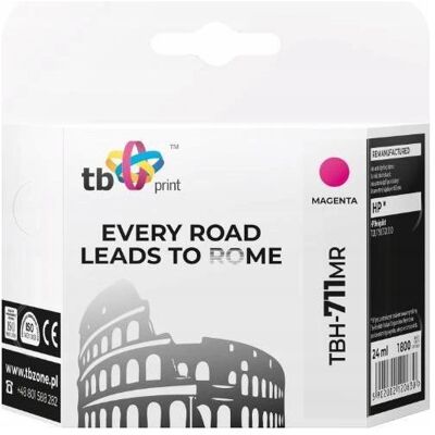 Print, Cartouche d'impression, Tusz TB Tusz do HP DesignJet T530 TBH-711MR MA ref.-TBH-711MR - Publicité Print, Cartouche d'impression, Tusz TB Tusz do HP DesignJet T530 TBH-711MR MA ref.-TBH-711MR - Publicité