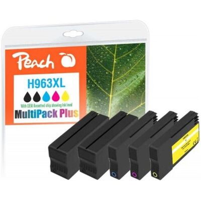 Peach, Cartouche d'impression, Patrone HP Nr.963XL MultiPack Plus OEM reset 2xb,c,m,y remanufactured - Publicité Peach, Cartouche d'impression, Patrone HP Nr.963XL MultiPack Plus OEM reset 2xb,c,m,y remanufactured - Publicité