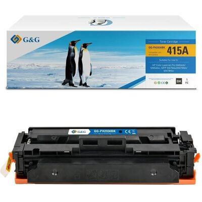 G&G, Toner, kompatibel Toner mit HP W2030A, NT-PH2030BK, HP 415A, black, 2400S - Publicité G&G, Toner, kompatibel Toner mit HP W2030A, NT-PH2030BK, HP 415A, black, 2400S - Publicité