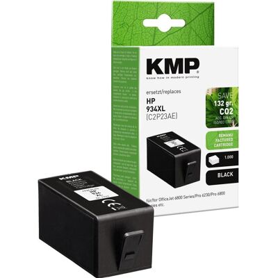 KMP, Cartouche d'impression, schwarz Druckerpatrone kompatibel zu HP 934XL (C2P23AE) - Publicité KMP, Cartouche d'impression, schwarz Druckerpatrone kompatibel zu HP 934XL (C2P23AE) - Publicité