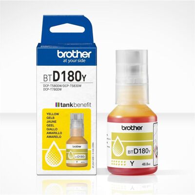 Brother Cartouche d'impression, Bottle gelb DCPT580DW/780DW (Y) - Publicité Brother Cartouche d'impression, Bottle gelb DCPT580DW/780DW (Y) - Publicité