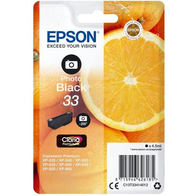 Epson Cartouche d'impression, 33 Claria Premium (PBK) - Publicité Epson Cartouche d'impression, 33 Claria Premium (PBK) - Publicité