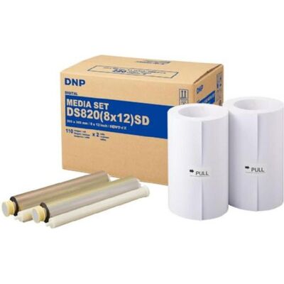DNP DS 820 SD Media Kit 20x30 cm 2x 110 tirages (110 g/m², 20 x 30 centimètres, 220 pcs), Papier photo, Blanc - Publicité DNP DS 820 SD Media Kit 20x30 cm 2x 110 tirages (110 g/m², 20 x 30 centimètres, 220 pcs), Papier photo, Blanc - Publicité