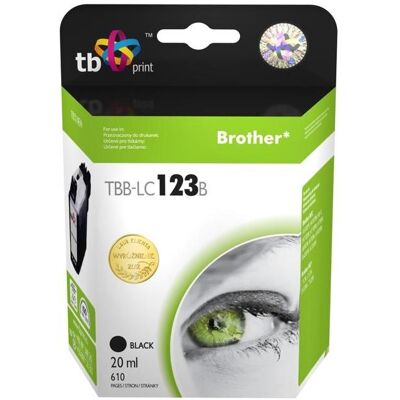Print, Cartouche d'impression, Tusz do Brother LC123 TBB-LC123B BK (CF) - Publicité Print, Cartouche d'impression, Tusz do Brother LC123 TBB-LC123B BK (CF) - Publicité