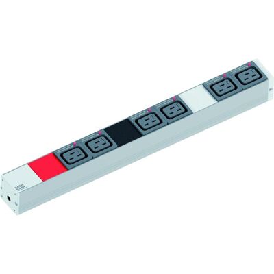 Bachmann Unité de distribution d'énergie (PDU) - 6 prises C19, triphasé, câble 3m - 1U - Publicité Bachmann Unité de distribution d'énergie (PDU) - 6 prises C19, triphasé, câble 3m - 1U - Publicité