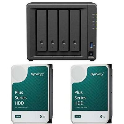 Synology DS425+ DiskStation + 16 TB 2x Plus 3.5"" SATA 6Gb/s Festplatte 8 TB (2 x 8 To), NAS - Publicité Synology DS425+ DiskStation + 16 TB 2x Plus 3.5"" SATA 6Gb/s Festplatte 8 TB (2 x 8 To), NAS - Publicité