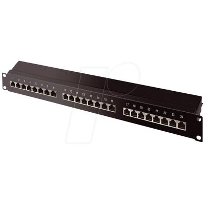 Shiverpeaks Modèle 75069 - Panneau de brassage 24 ports 19" Rack Cat.6a - Publicité Shiverpeaks Modèle 75069 - Panneau de brassage 24 ports 19" Rack Cat.6a - Publicité