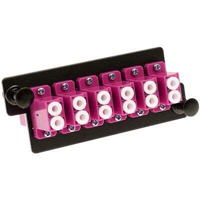ACT Plaque d'adaptation 6xLC Duplex (12F) OM4, Serveur : accessoires - Publicité ACT Plaque d'adaptation 6xLC Duplex (12F) OM4, Serveur : accessoires - Publicité