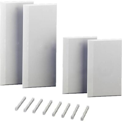 Hensel Kit de plaques de fermeture ENYSTAR- FP VS 10, Armoire serveur : accessoires, Gris - Publicité Hensel Kit de plaques de fermeture ENYSTAR- FP VS 10, Armoire serveur : accessoires, Gris - Publicité