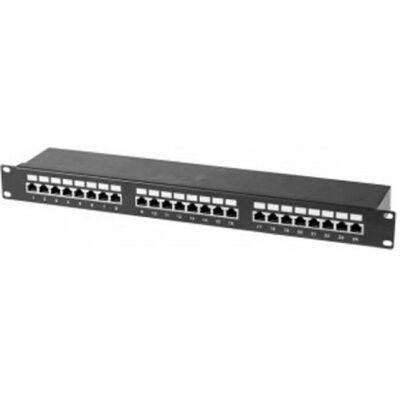 Panneau de Brassage Tecline - 24 Ports, Catégorie 6, STP, 1U, 48.3cm, Noir - Publicité Panneau de Brassage Tecline - 24 Ports, Catégorie 6, STP, 1U, 48.3cm, Noir - Publicité