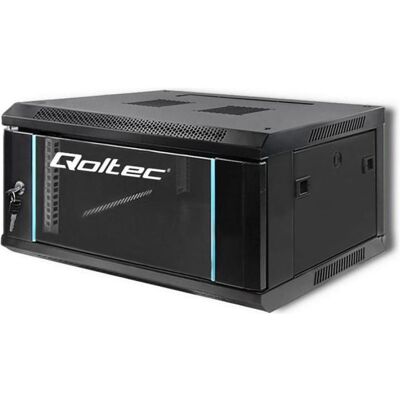 Qoltec rack - 4U (4 HE, Rack 19 pouces), Armoire serveur, Noir - Publicité Qoltec rack - 4U (4 HE, Rack 19 pouces), Armoire serveur, Noir - Publicité