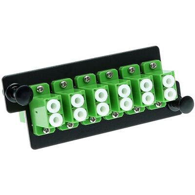 ACT Plaque d'adaptation 6xLC Duplex (12F) OS2 APC8, Serveur : accessoires - Publicité ACT Plaque d'adaptation 6xLC Duplex (12F) OS2 APC8, Serveur : accessoires - Publicité