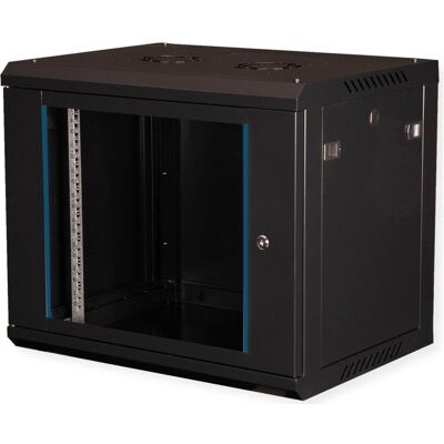 Value 19-Zoll Wandgehäuse 9HE 600x450mm schwarz, Bausatz (9 HE, Rack 19 pouces), Armoire serveur, Noir - Publicité Value 19-Zoll Wandgehäuse 9HE 600x450mm schwarz, Bausatz (9 HE, Rack 19 pouces), Armoire serveur, Noir - Publicité