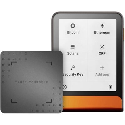 Ledger Flex - Bitcoin Orange inkl.Recovery Key (Bitcoin, Ethereum Classic), Crypto wallet, Gris, Orange - Publicité Ledger Flex - Bitcoin Orange inkl.Recovery Key (Bitcoin, Ethereum Classic), Crypto wallet, Gris, Orange - Publicité