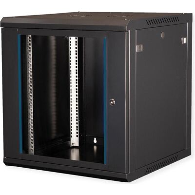 Value 19-Zoll Wandgehäuse 12HE 600x600mm schwarz, Bausatz (12 HE, Rack 19 pouces), Armoire serveur, Noir - Publicité Value 19-Zoll Wandgehäuse 12HE 600x600mm schwarz, Bausatz (12 HE, Rack 19 pouces), Armoire serveur, Noir - Publicité