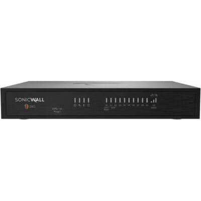 SonicWall TZ Series (Gen 8) TZ 280 - Sikkerhedsudstyr - 1GbE - Wi-Fi 6 - desktop - for P/N: 01-S..., Pare-feu - Publicité SonicWall TZ Series (Gen 8) TZ 280 - Sikkerhedsudstyr - 1GbE - Wi-Fi 6 - desktop - for P/N: 01-S..., Pare-feu - Publicité
