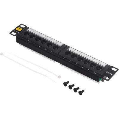 Netrack 104-14 Panneau de brassage - 12 ports - Cat 5E - Montage en rack - Publicité Netrack 104-14 Panneau de brassage - 12 ports - Cat 5E - Montage en rack - Publicité